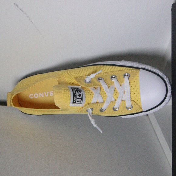 Converse Yellow All Star Shoreline Knit Slip Ons - Picture 7 of 7